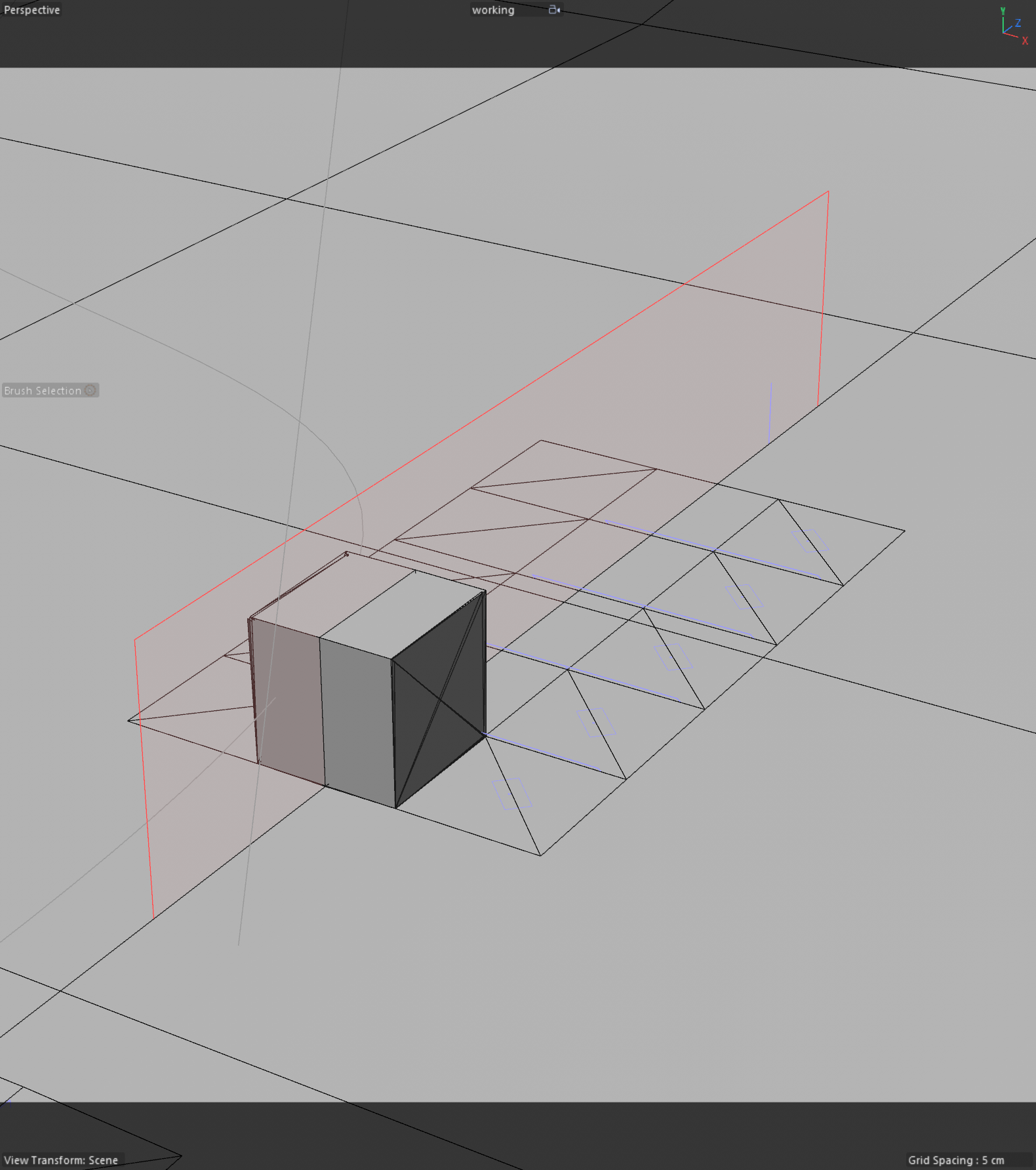 Rollbox symmetry study for Paravent OS.